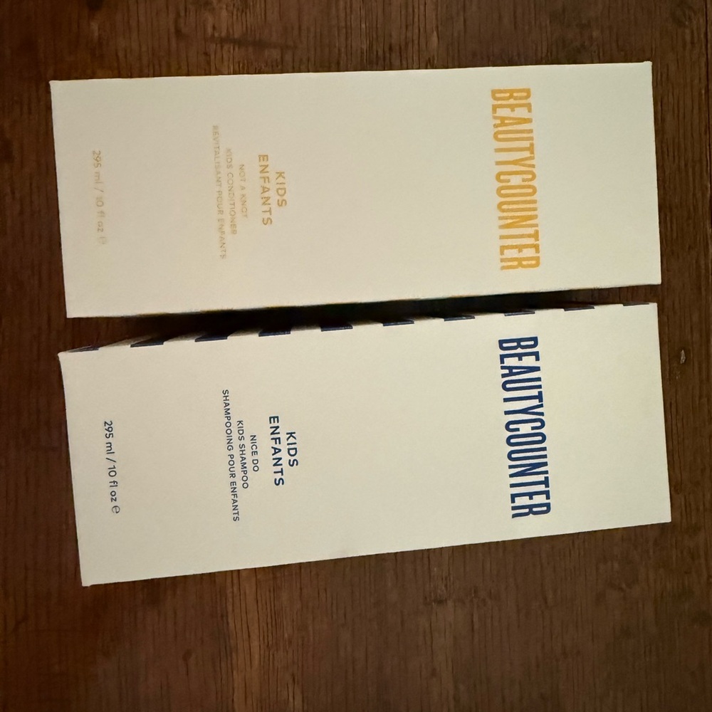 Beautycounter kids shampoo and conditioner